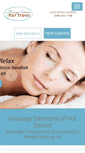 Mobile Screenshot of massageelementsofhotstones.com